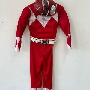 Red Superhero Costume with Helmet